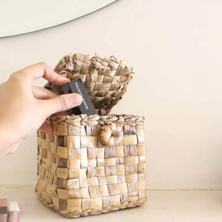 Jewelry Box Basket |  Water Hyacinth