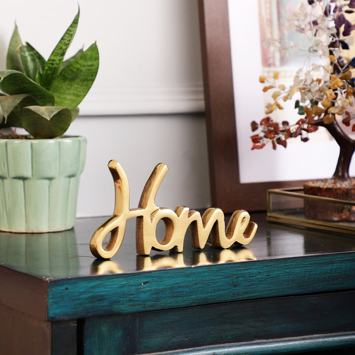 Tabletop FreeStanding | Sign-Home | - Gold