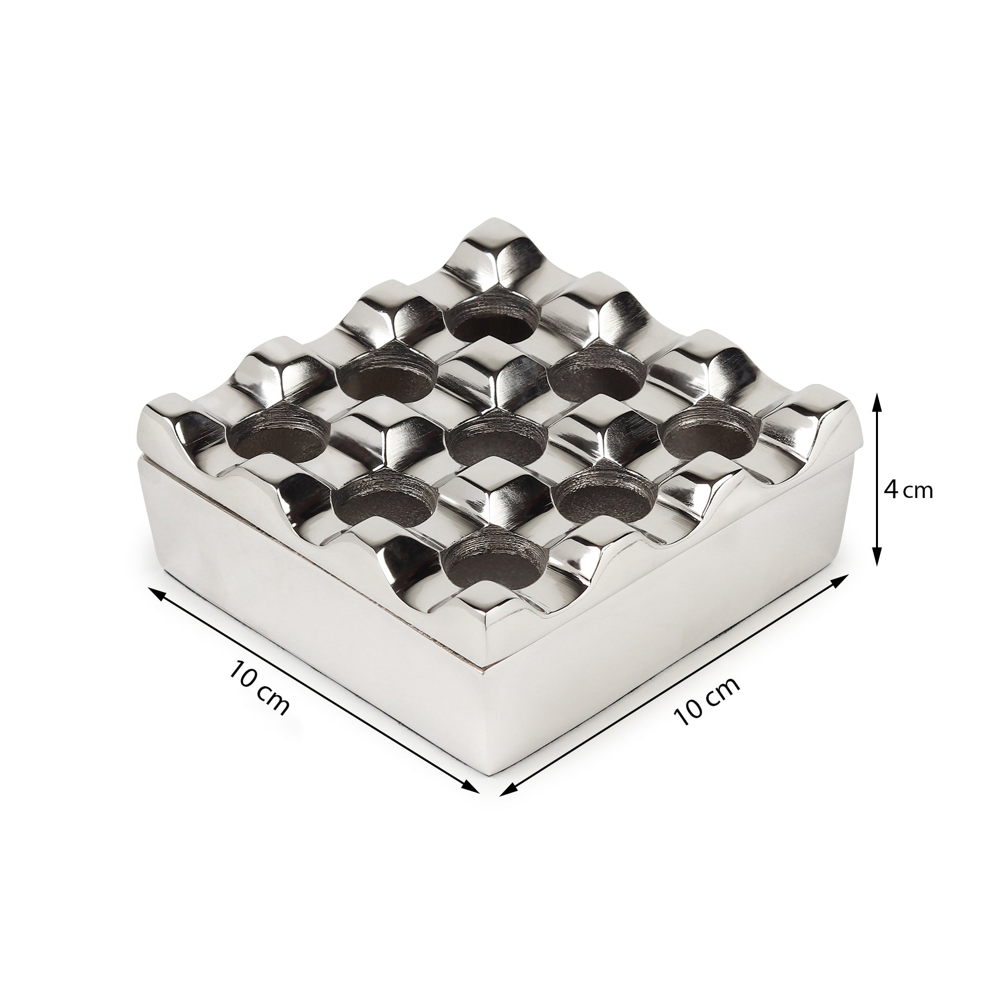 Alaric’s Gold Ashtray – Luxury Aluminium Ashtray in Gold Finish for Modern Home & Table Décor