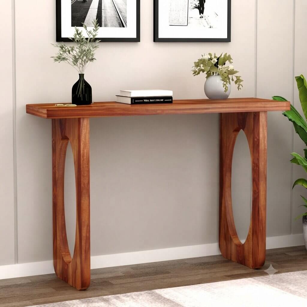 Uranus Console | Sheesham Wood,