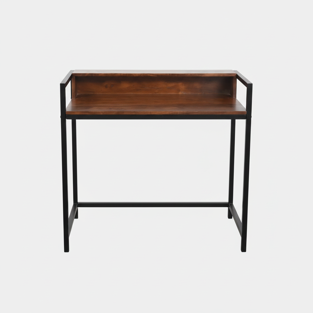 Minicoy Compact Acacia Wood Study Table | Minimalist Work Desk for Home & Office