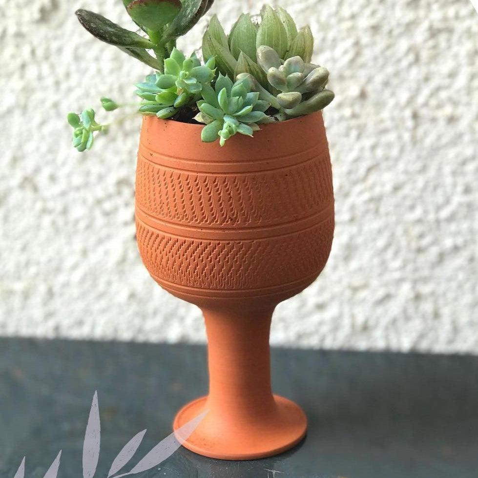 Elegant Coffee Mug Planter Set for Decorative Home Styling