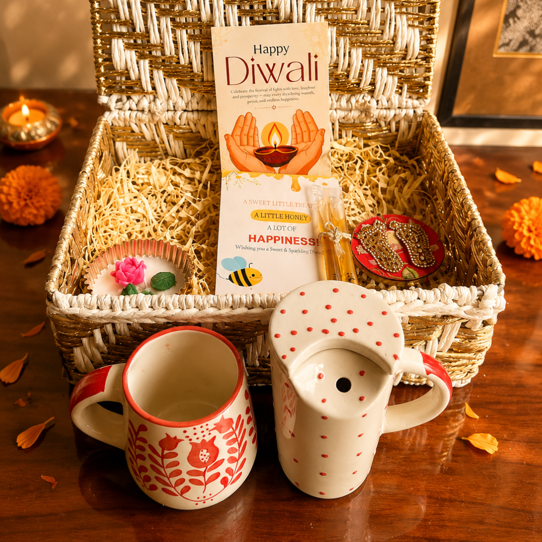 Ruby Sip Tumbler & Mug Gift Basket