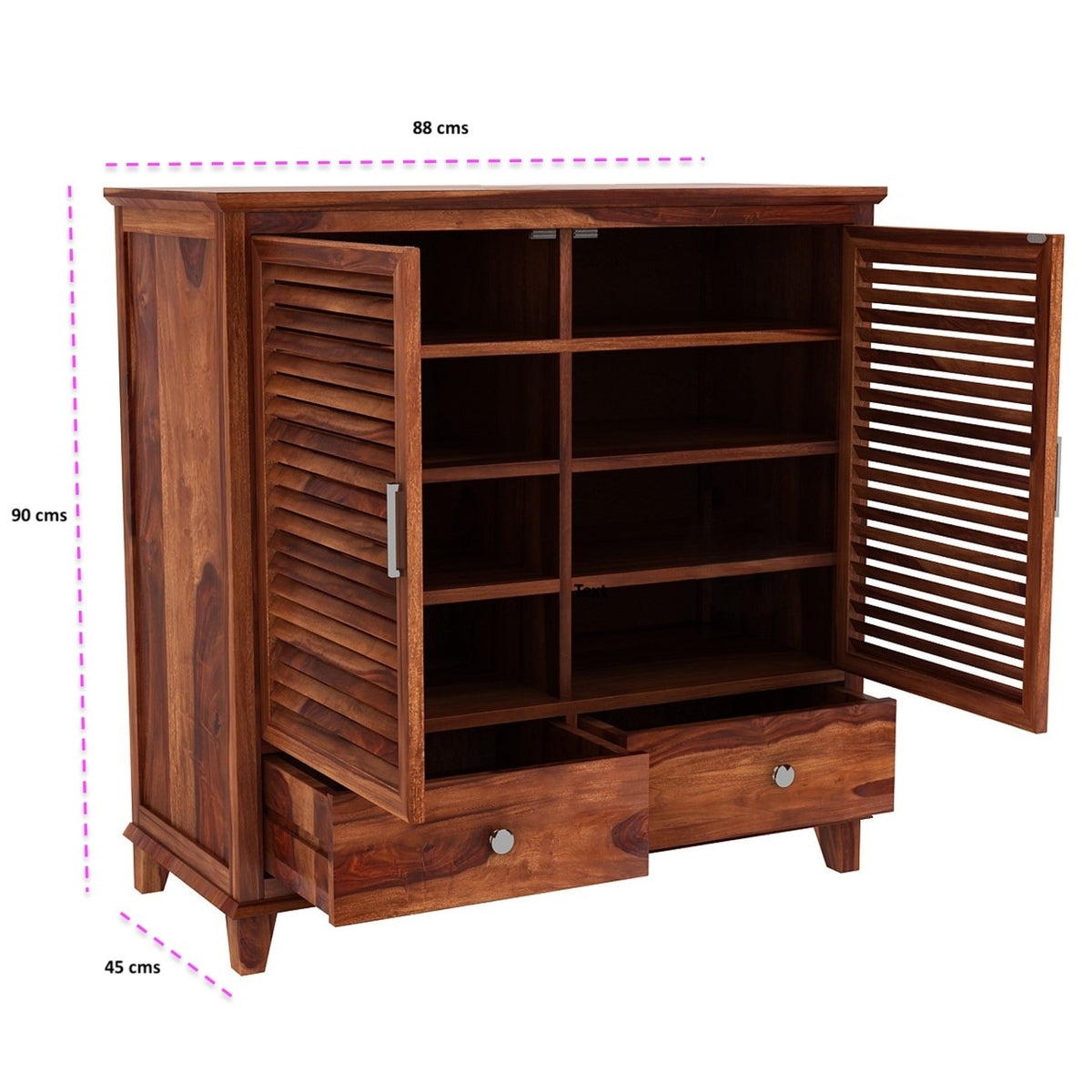 Neptune Shoerack | Sheesham Wood