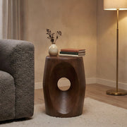 Ovalo Wooden Side Table