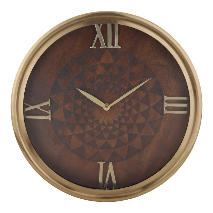 Luxe Woodcraft Wall Clock