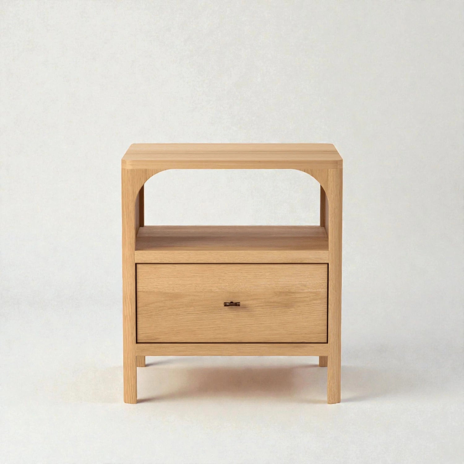 Hug Oak Wood Bedside