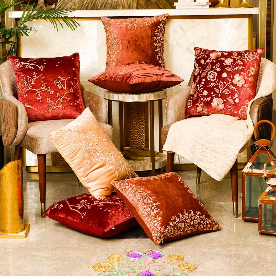 Mahogany Cushion Cover