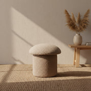 Mud Boucle Mushroom Footstool