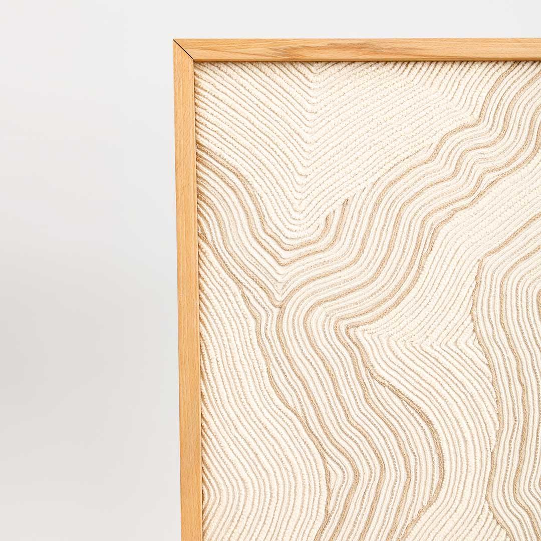 Walter Embroidered Rectangle Wall Art