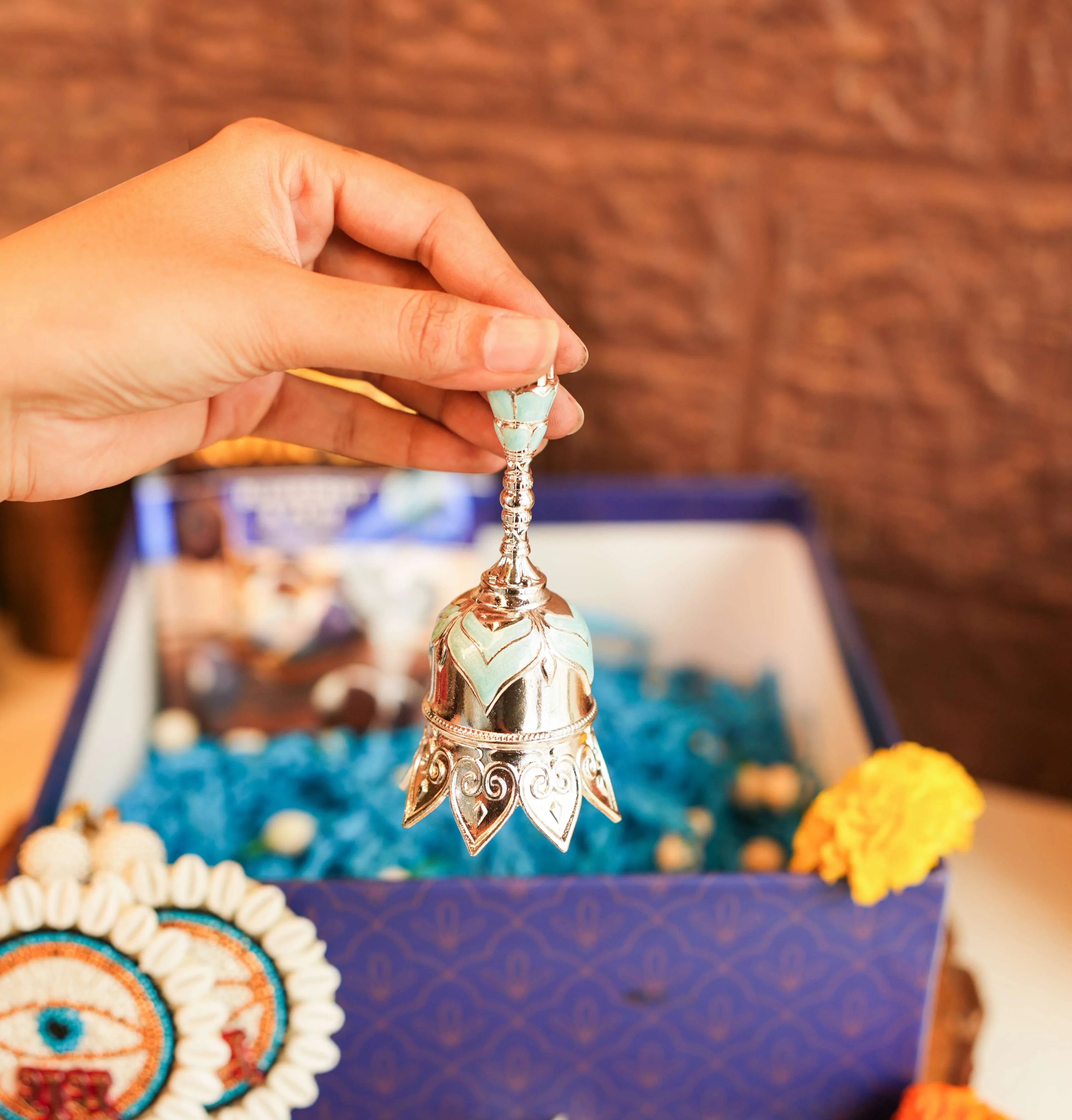 Blissful Silver Basket Hamper Set | Premium Corporate Diwali Gifts