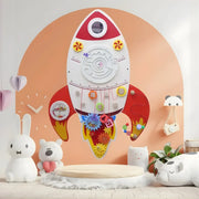 Creativity Big Rocket Wall Toy with Motor Skill Development