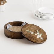 Bella Mango Wood Roti Box | Chapati Box | Wooden Roti Box Casserole