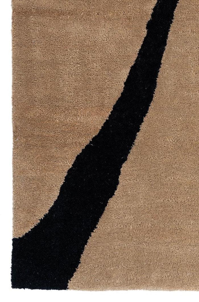 Bias Geometric Patterned Modern Rug – 100% Wool