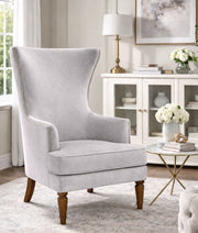 Elysian Velvet Wingback Accent Chair