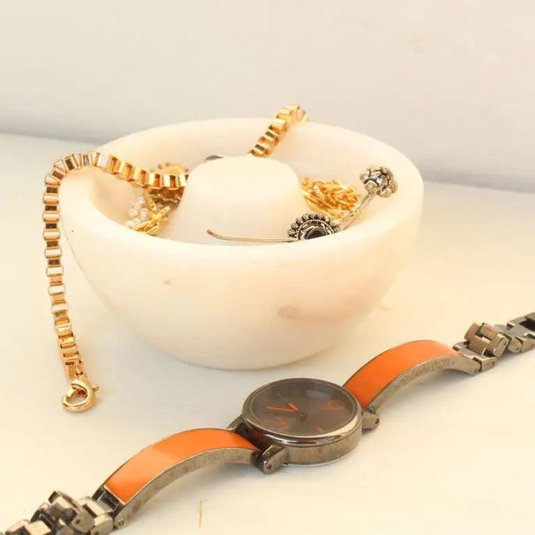 Concentric Jewelry Organizer | Marble