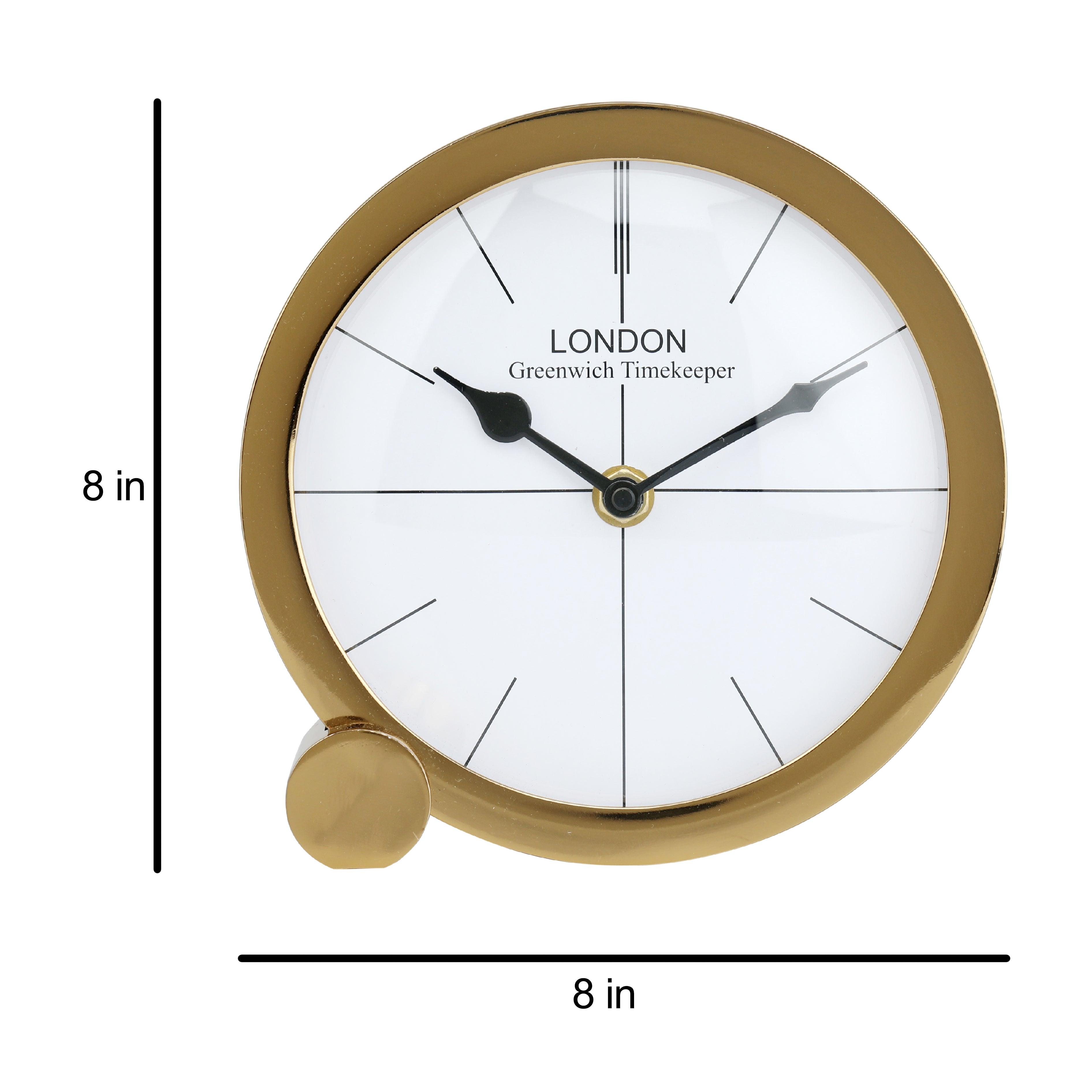 Langston Gold Table Clock