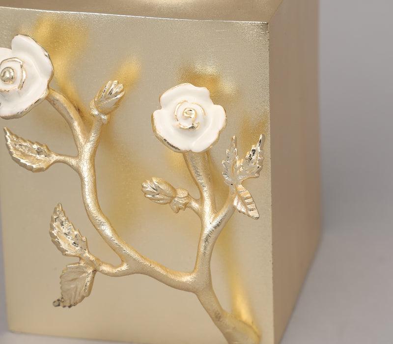 White Rose Tissue Box