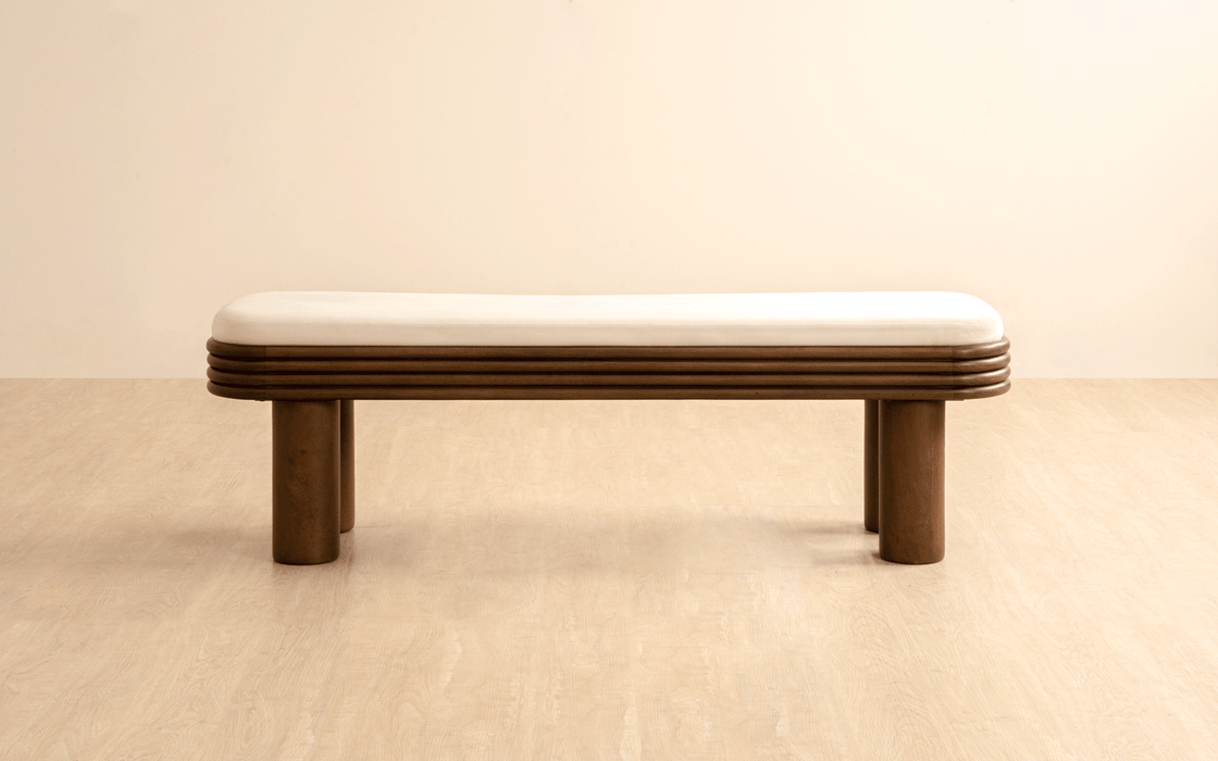 Buda Bench | Wooden Sofa Bench For Living Room