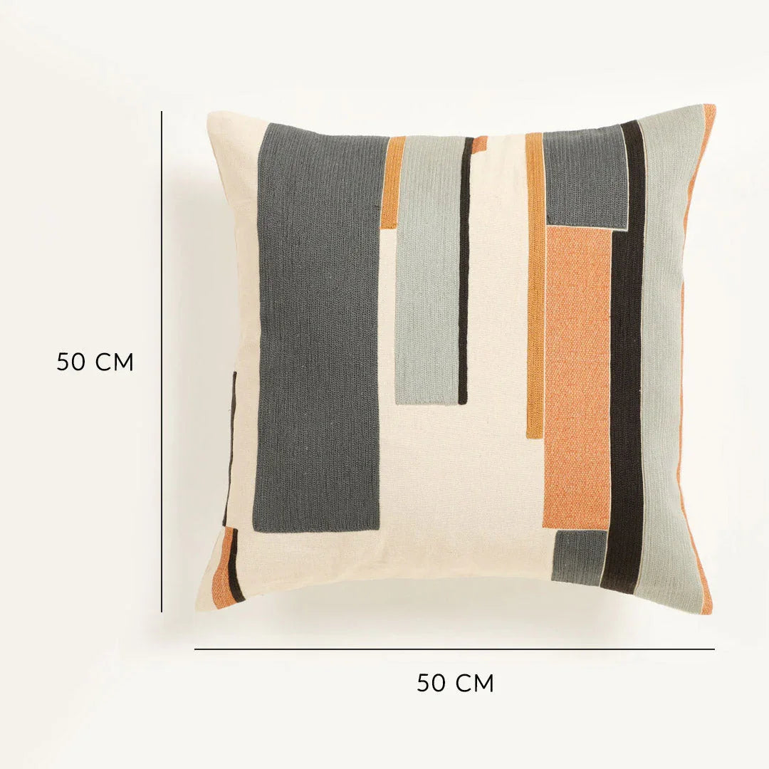 Jasper Embroidered Cushion Cover