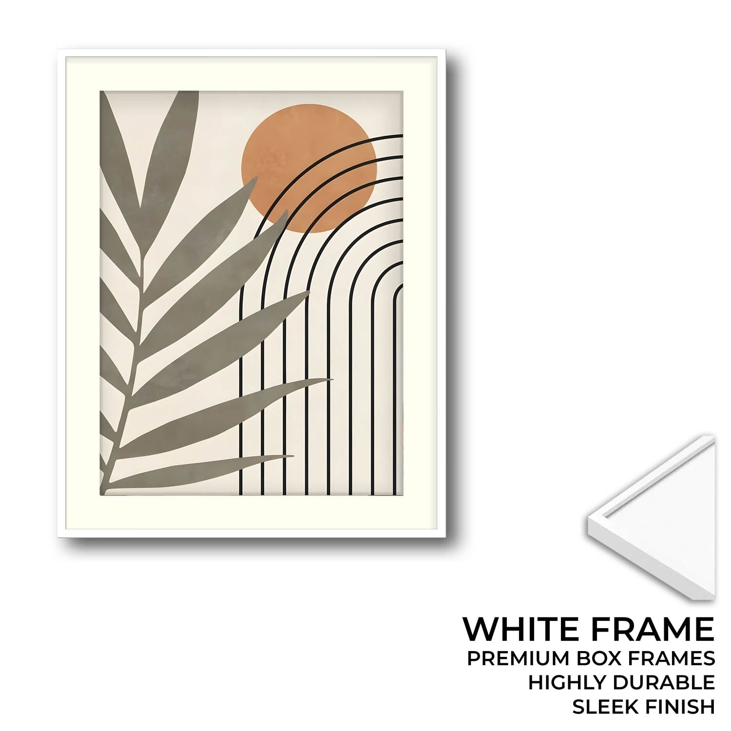 Sunlit Leaves Wall Painting