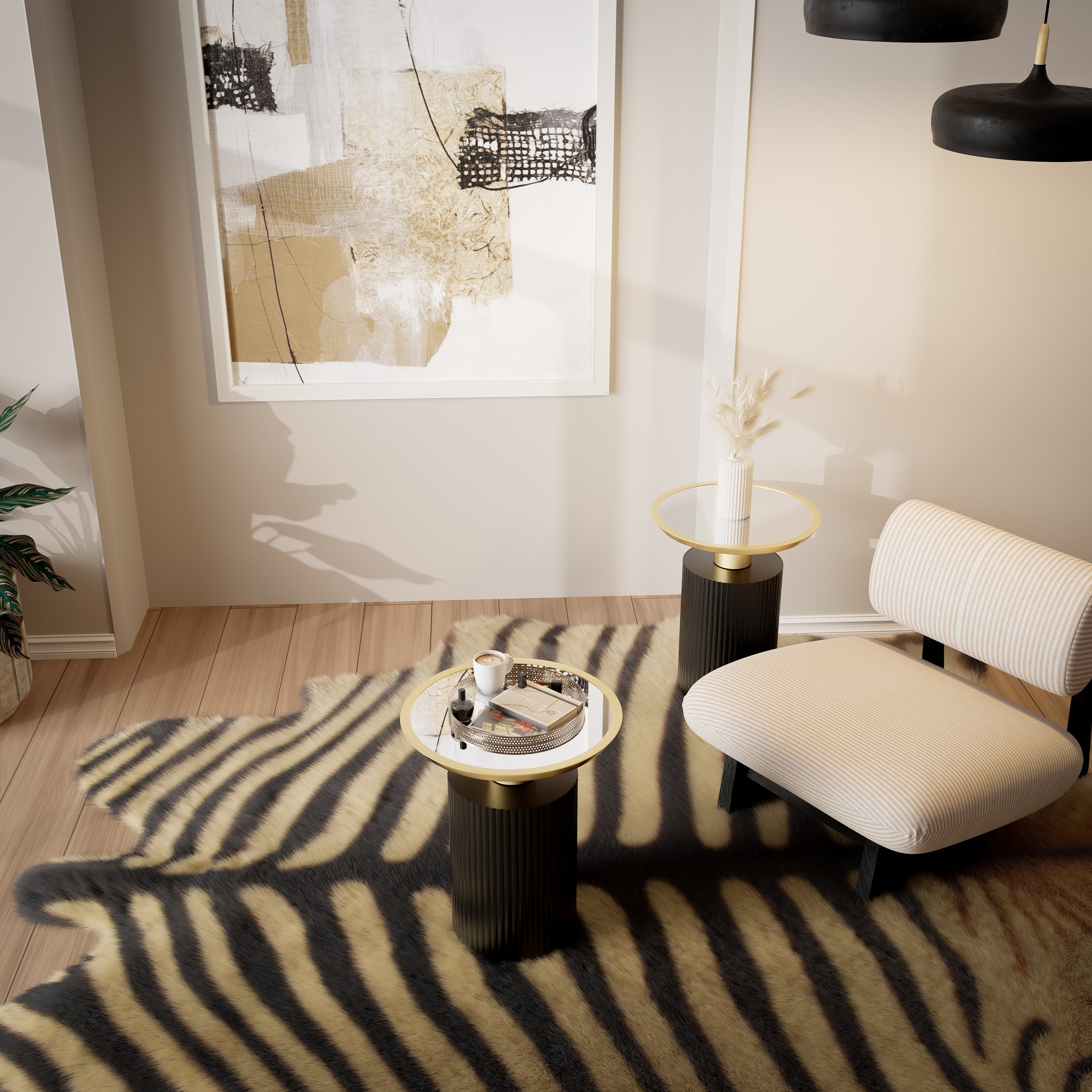 Saoirse Upsilon Accent Table