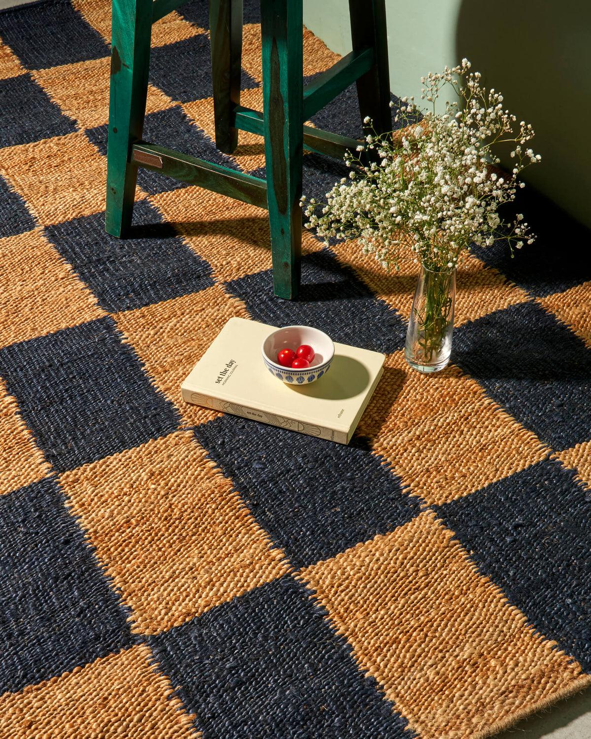 Cuadros Jute Rug | Elegant Bohemian Jute Carpet