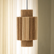 Kenji White Pendant Lamp | Rafia