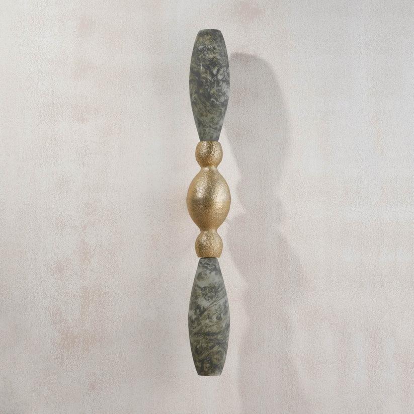 Bella Green Oval Double Casted Wall Lamp