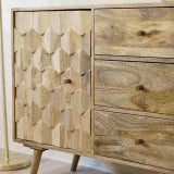 Darwin Mango Wood Closed Cabinet