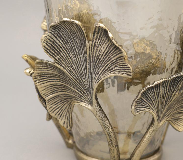 Gingko Leaf Vase for Living Room or Office