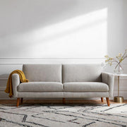 Adana Sofa | Sheesham Wood & Linen Fabric