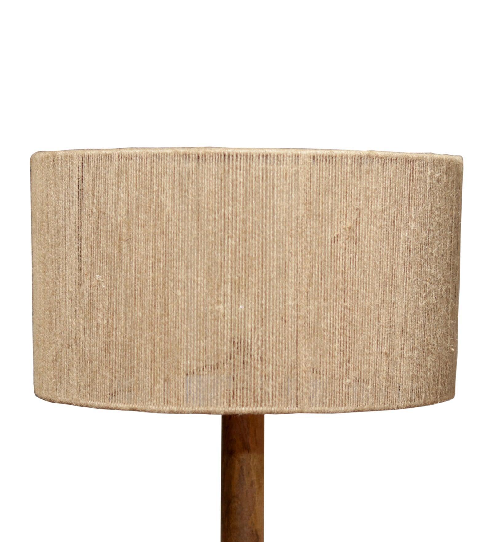 Natural | Wooden Column Floor Lamps