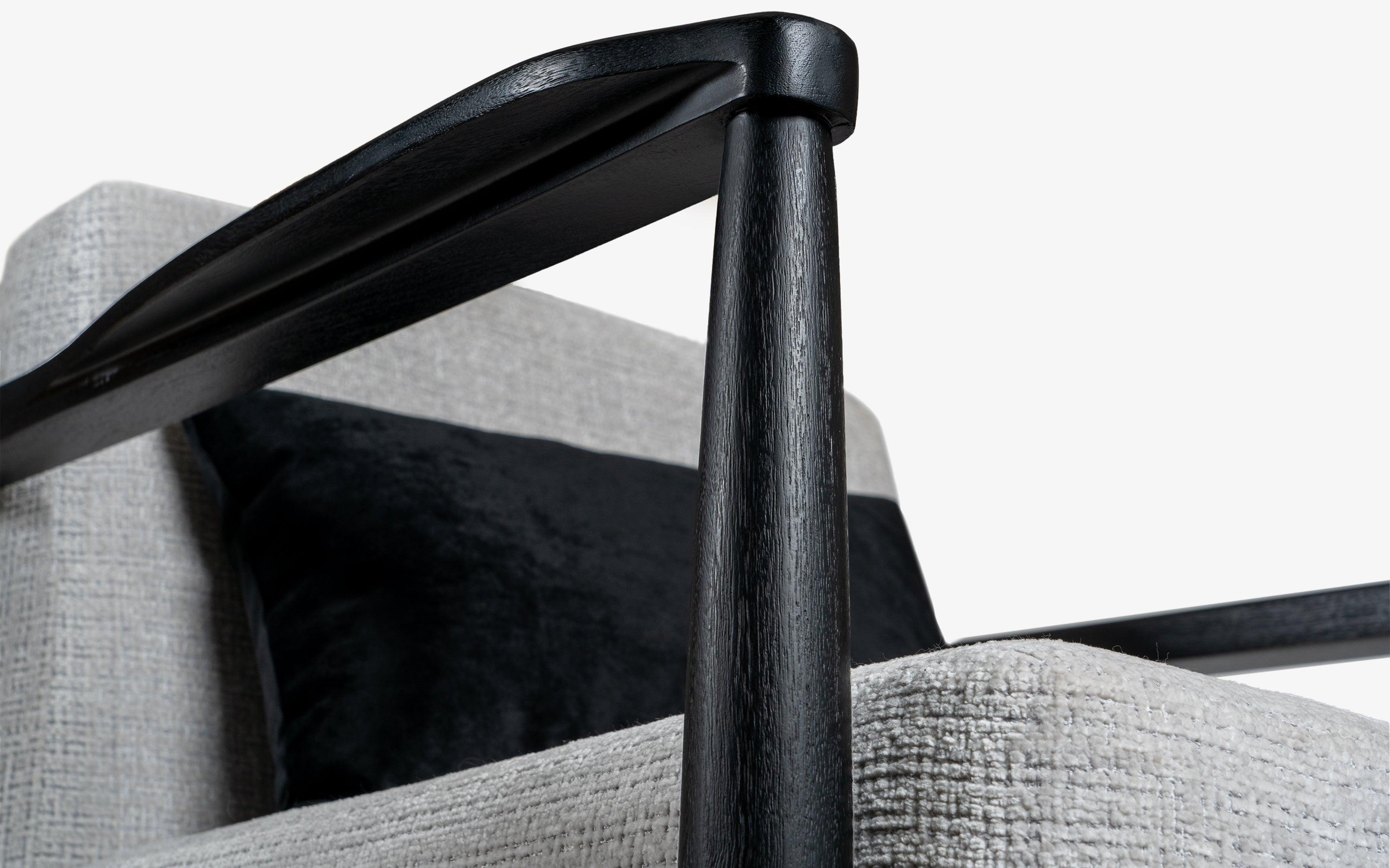 Archie Spindle Lounge Chair | Acacia Wood