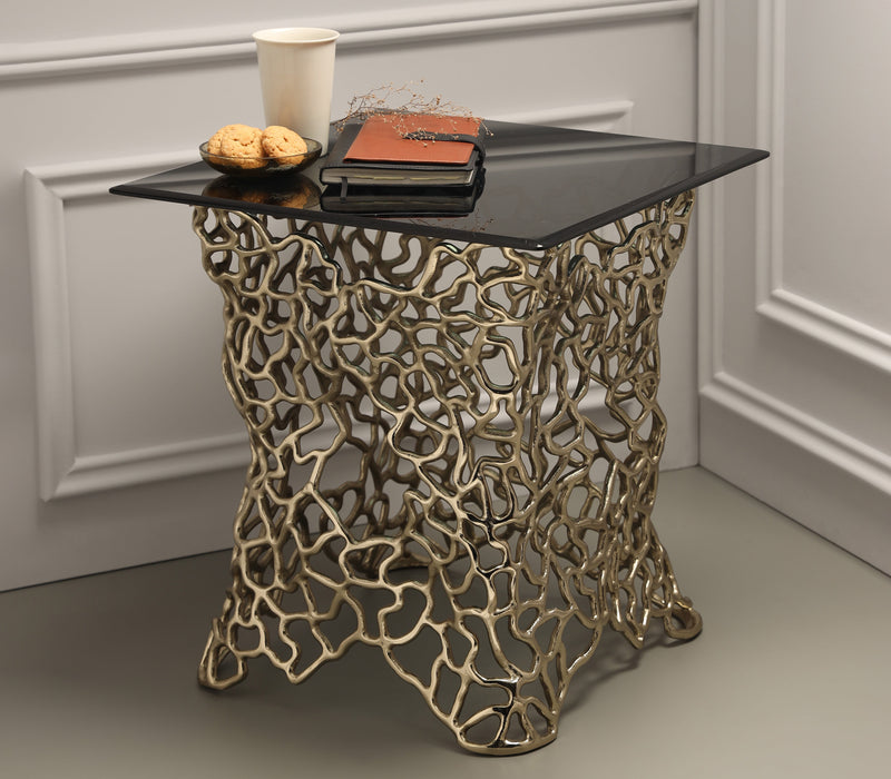 Organic Mesh End Table