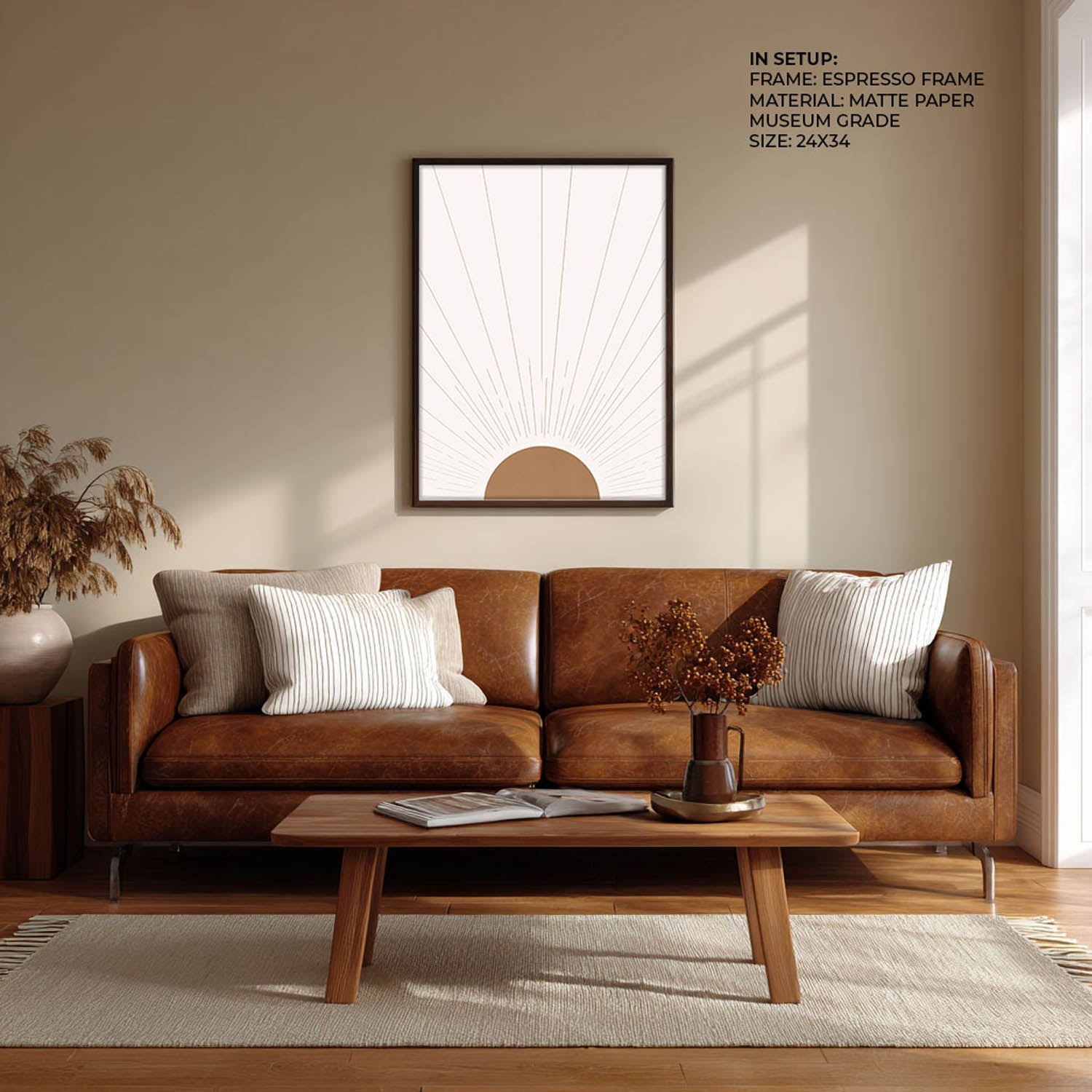 Radiant Dawn Wall Painting