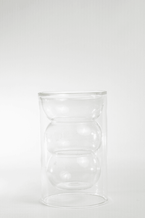 Fizi Glass Ware Items for Gifting & Drinking Curved Glasses for Serving Water