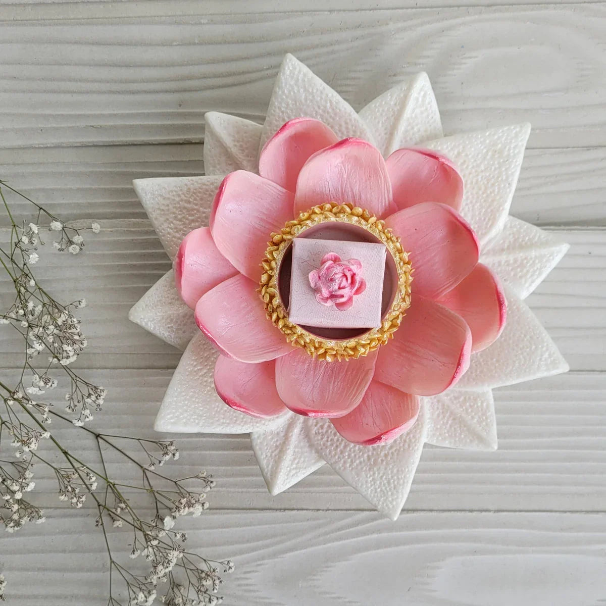 Blooming Lotus Candle Holder