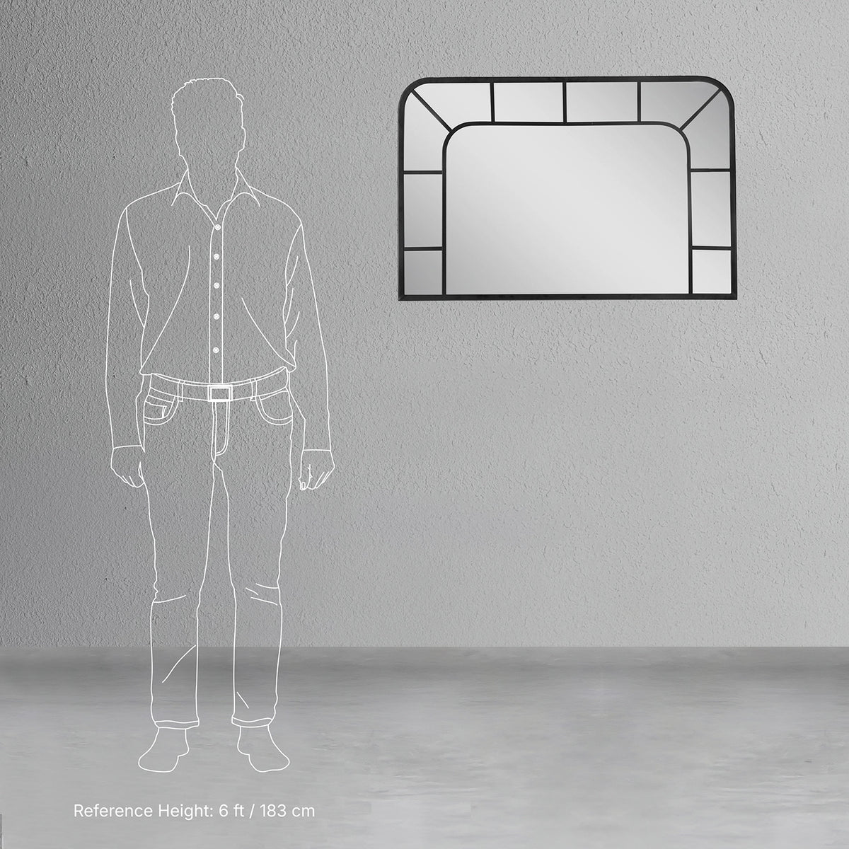 Portal Rectangular Arch Mirror