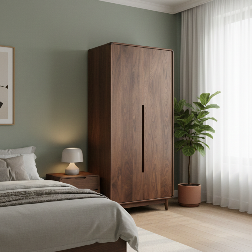 Classic Wardrobe | Acacia Wood