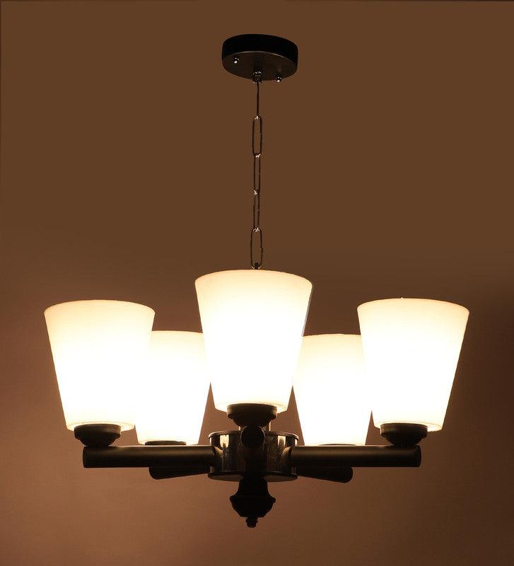 Black Iron Chandelier | E27 holder | without Bulb | Nevia