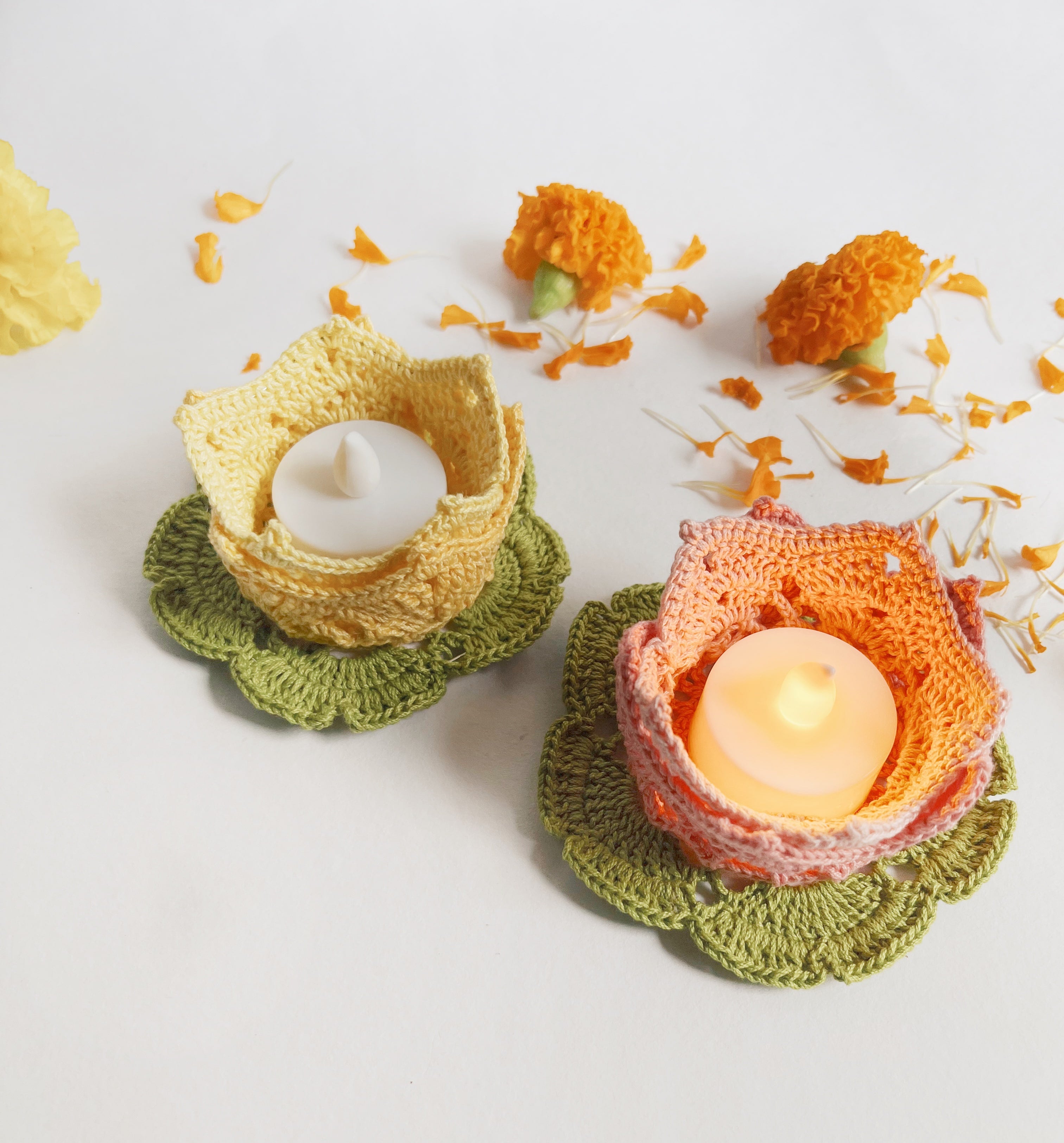 Crochet Tealight Holder