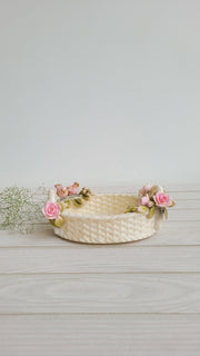 The Ivory-Birded Oval Tray Ornament