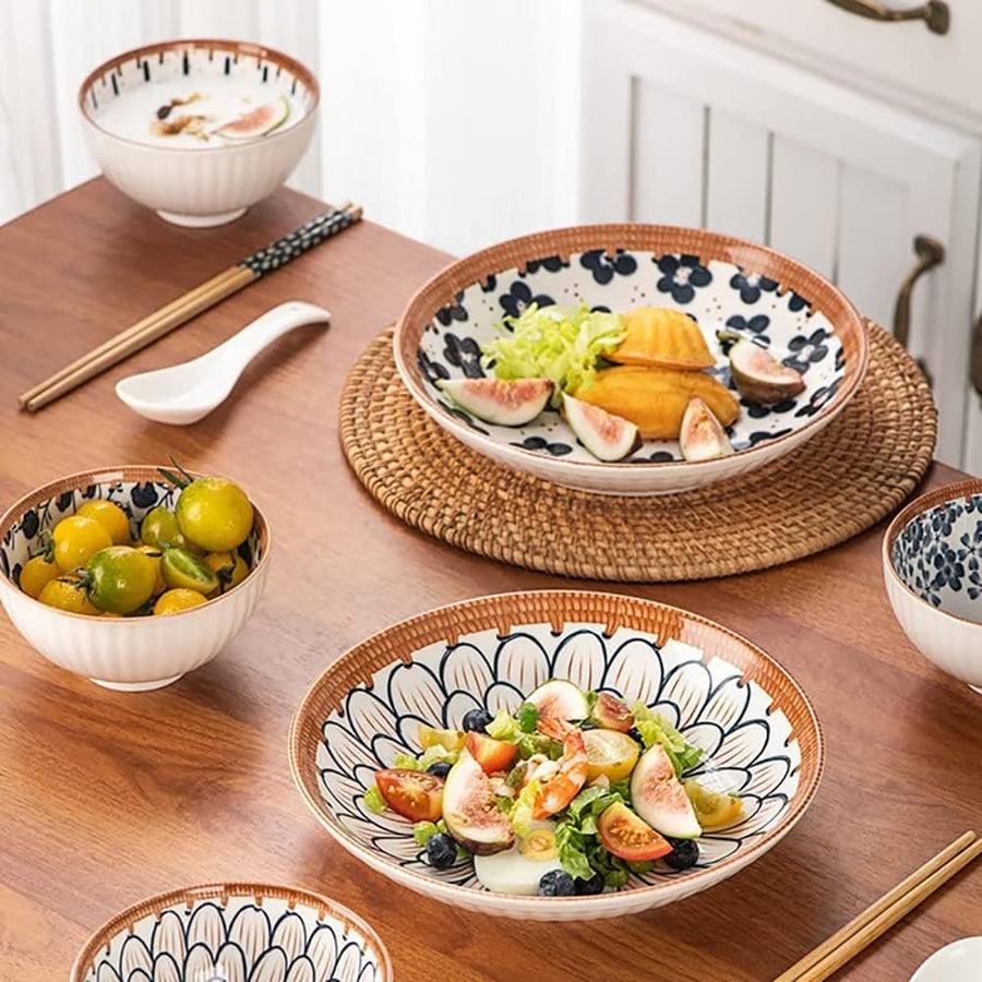 Porcelain Kitchen Bowls Set for Dinning