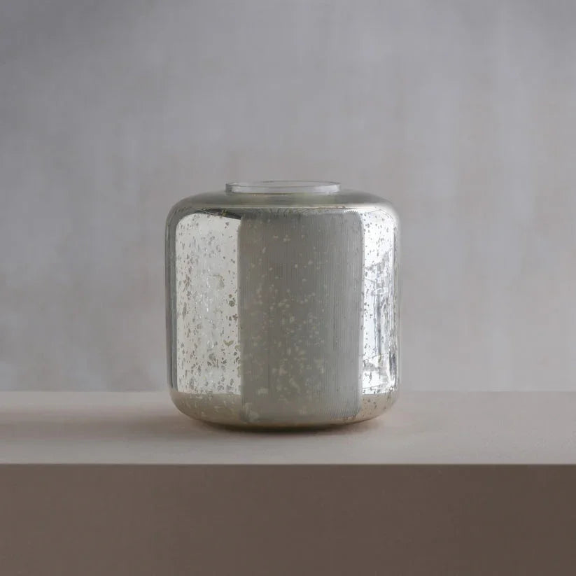 Silfr Vase | Sleek metallic décor vase