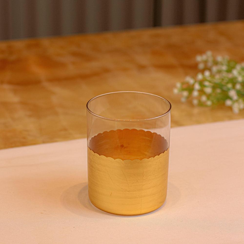 Gold Set Of Glasses
