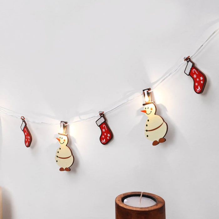 Snowman - Santa Light Bunting