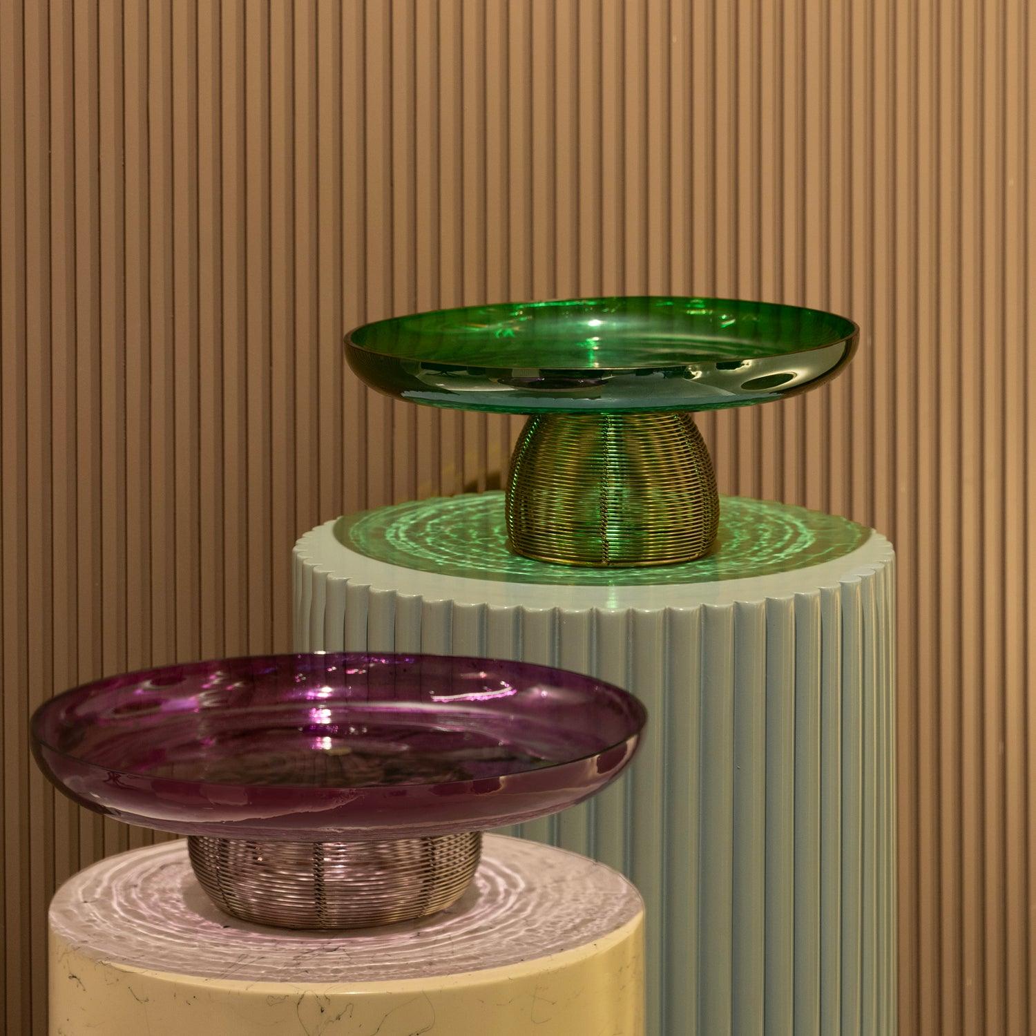 Urja Tray | Green & Purple