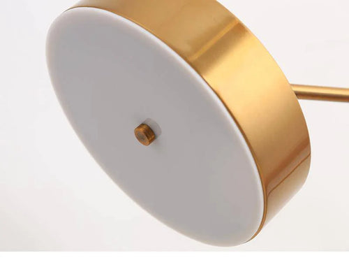 Round Gold Desk Table Lamp