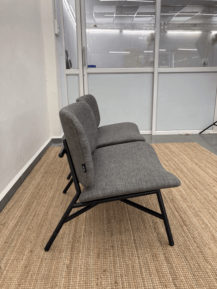 Madis Armchair | Fabric Upholstery, Metal